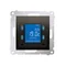 Termostat cyfrowy z wewnętrznym czujnikiem temperatury (moduł), brąz mat (metalik)