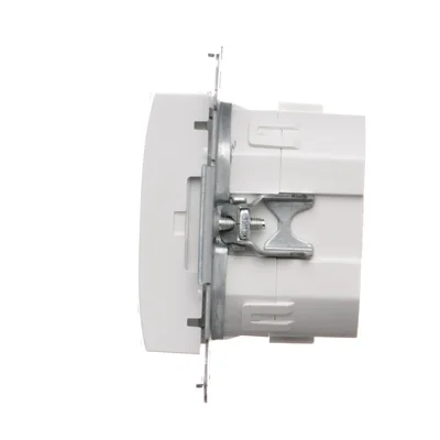 Termostato programable Simon 54 WMDR-17xxx1-011 con pantalla y sensor de temperatura interno/externo, sin sonda (módulo) 16(2) A, 230V~; blanco