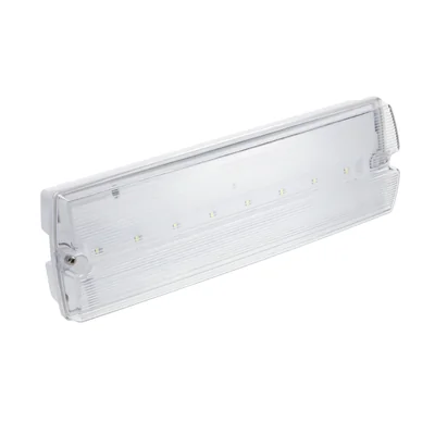 TERNO-3 LED EMERGENCY LAMP, 3W, 250lm, AC220-240V, 50-60Hz, IP65, 3h, 6400K, DUAL-TASK, TEST BUTTON, without CNBOP