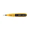 Testeur, testeur de tension 12-250V, 50-500Hz, sans pile jaune-noir