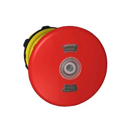 Tête bouton de sécurité Harmony XB5 Ø22 LED rouge plastique
