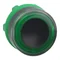 Tête de bouton-poussoir Harmony XB5 avec anneau en plastique vert éclairé