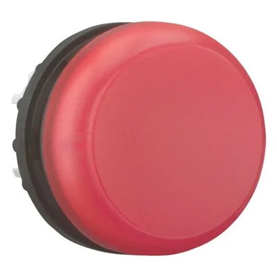 Tête de lampe de signalisation plate, rouge, M22-L-R