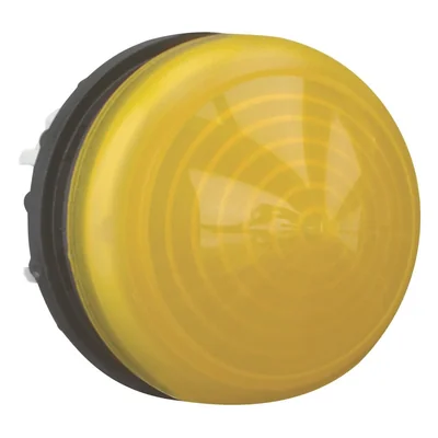 Tête de lampe saillante, jaune, M22-LH-Y