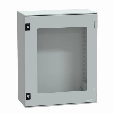 Thalassa Obudowa poliestrowa wisząca PLM z drzwiami transparentnymi IP66 530x430x200mm