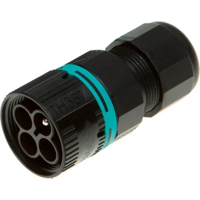 THB.387.A4A 4cestný konektor IP68 IP66 D7-12mm hermetický kulatý mini lineární konektor TEEPLUG TECHNO