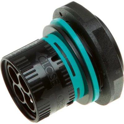 THB.387.E3A Pannello di montaggio con spina IP68 IP66 Connettore a pannello M25 mini TEEPLUG rotondo ermetico a 3 vie TECHNO