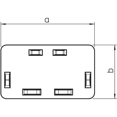 The end of the WDK 30x15mm strip white HE15030RW