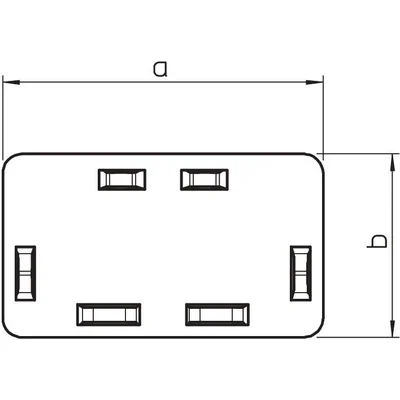 The end of the WDK 30x15mm strip white HE15030RW