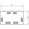 The end of the WDK 30x15mm strip white HE15030RW