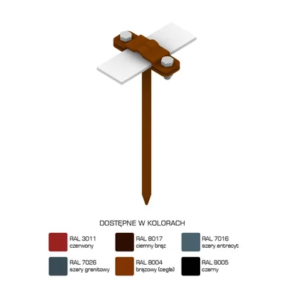 The handle painted on the hoop iron hammered length 210mm width of the hoop iron 30mm screw