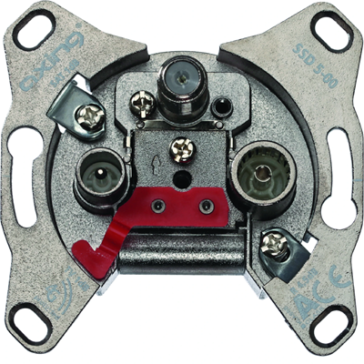 The mechanism of the final RTV-SAT socket 7dB 5-2200MHz