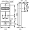 Thekenbrett TLR-1F (N+PE) mit Glas
