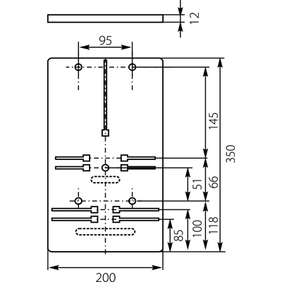 Thekenplatine T-1F.3F-b/z-NOVA-12