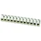 Thermoplastic threaded terminal block 4mm2 12 tracks 100pcs.