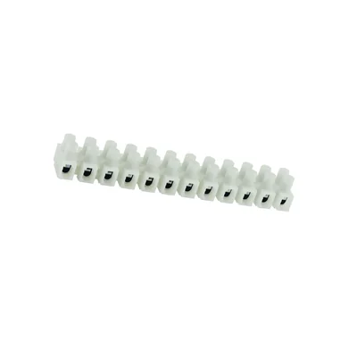 Thermoplastic threaded terminal block 4mm2 12 VDE tracks 50 pcs.