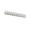 Thermoplastic threaded terminal block 6mm2 12 VDE tracks 40 pcs.