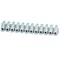 Thermoplastic threaded terminal strip with washer 2.5mm2 12 tracks 50pcs.