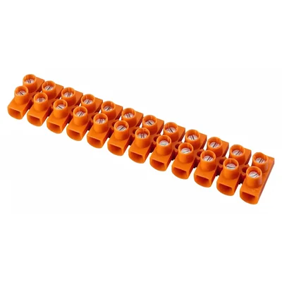 Thermoplastischer Schraubklemmenblock 16 mm2, 12 Spuren