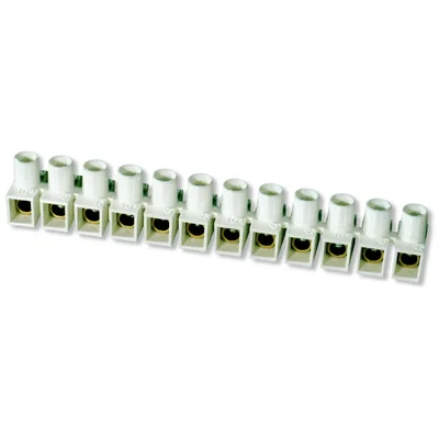 Thermoplastischer Schraubklemmenblock 4mm2 12 Spuren 100St.