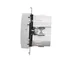 Thermostat programmable Simon 54 WMDR-17xxx1-043 avec affichage et capteur de température interne/externe, sans sonde (module) 16(2) A, 230 V~ ; argent mat