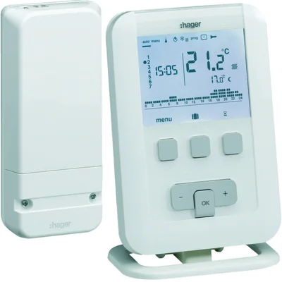 Thermostat radio avec récepteur 8A 230 V