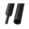 Thin wall heat shrink tubing, standard +105 °C, regular, black color RC 102/51x1-C