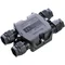 THR.209.A4A Anschlussdose Typ H IP68 KIT Kreuzstück, innen 4-polige Klemme D6-14 mm hermetische Box TEEBOX TECHNO