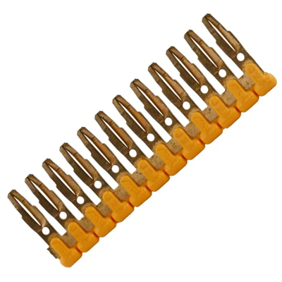 Threaded jumper for 24-pole threaded terminal blocks