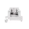 Threaded nipple ZG-G2, 5, white color 60 pcs.
