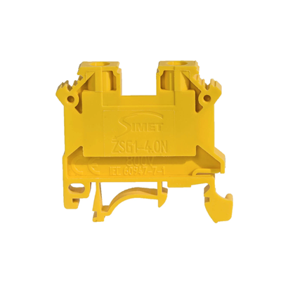Threaded rail connector, NOWA series, 4.0 mm2, TS 32,35, 1 way, 50 pcs.