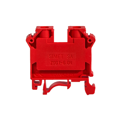 Threaded rail connector, NOWA series, 6.0 mm2, TS 35, 1 way.