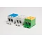 Threaded rail connector WLZ‑35P 2x16-95mm2 gray