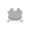 Threaded rail connector ZSG 2.5mm2 grey