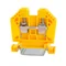 Threaded rail connector ZSG (ZUG) 10mm2 yellow