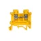 Threaded rail connector ZSG1-2.5Nz yellow