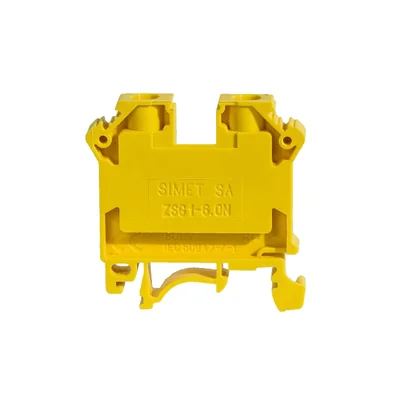 Threaded rail connector ZSG1-6.0Nz yellow