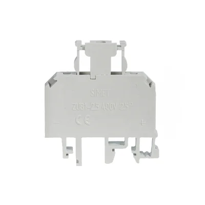 Threaded rail joint with a fuse, 2.5 mm2, TS 35, 1 pole 50pcs.