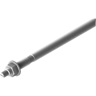 Threaded rod galvanized thread 8mm length 110mm