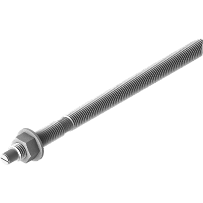 Threaded rod galvanized thread 8mm length 110mm