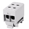 Threaded terminal block AL, CU, 2.5 - 35mm2, TS 35, 1 track, 4 holes clamp / VC05-0153