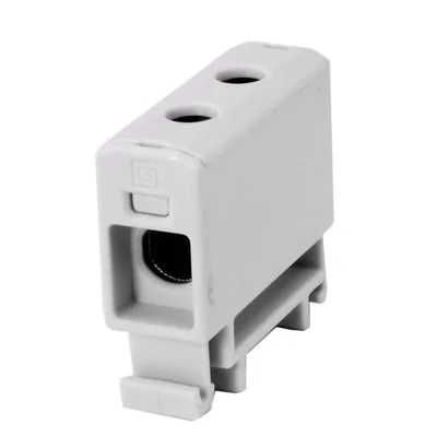 Threaded terminal block AL/CU/ 2, 5 - 35 mm2/ TS 35/ 1 track, 2 holes clamp / VC05-0191