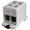Threaded terminal block AL/CU, 6-95mm2, TS 35, 1 track, 4 holes clamp