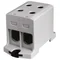Threaded terminal block AL/CU, 6-95mm2, TS 35, 1 track, 4 holes clamp