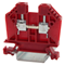 Threaded terminal block ZSG ( ZUG ) 6mm², red