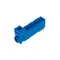 Threadless terminal block LZB, 1x2.5-25mm2 / 13x1.5-2.5mm2, 63A, 1kV, blue