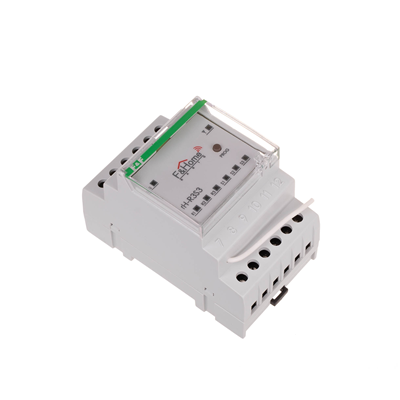 Three-channel relay with three-channel transmitter for DIN rail