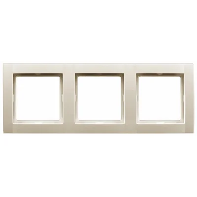 Three-fold cream frame, fiorena
