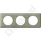 Three-module frame, khaki color