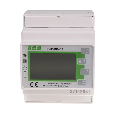 Three-phase bidirectional indirect meter, semi-indirect, M-BUS, 100(5)A; MID